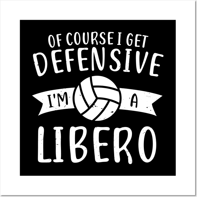 Volleyball Libero Player Design Volleyball Libero Posters and Art